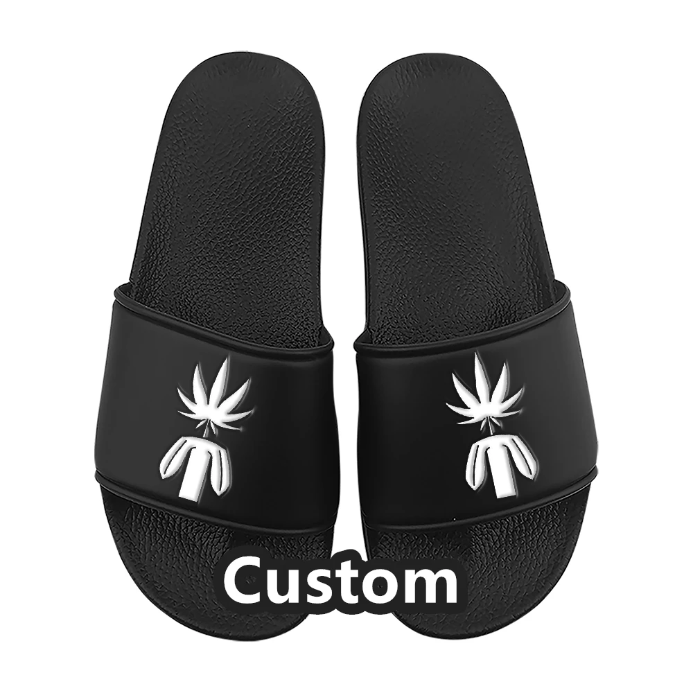 

New Style Unisex Custom Slippers Slides With Logo PVC Women's Slippers Fashion Ladies Slippers, Customized color