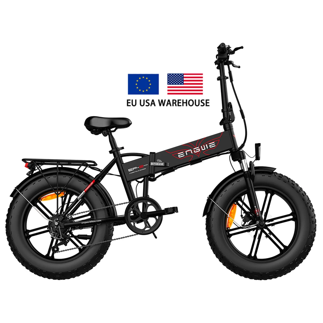 

Engwe Electric City Road folding ebike 750W 48V 12.8Ah e-bike fat tire cycle electric dirt bike