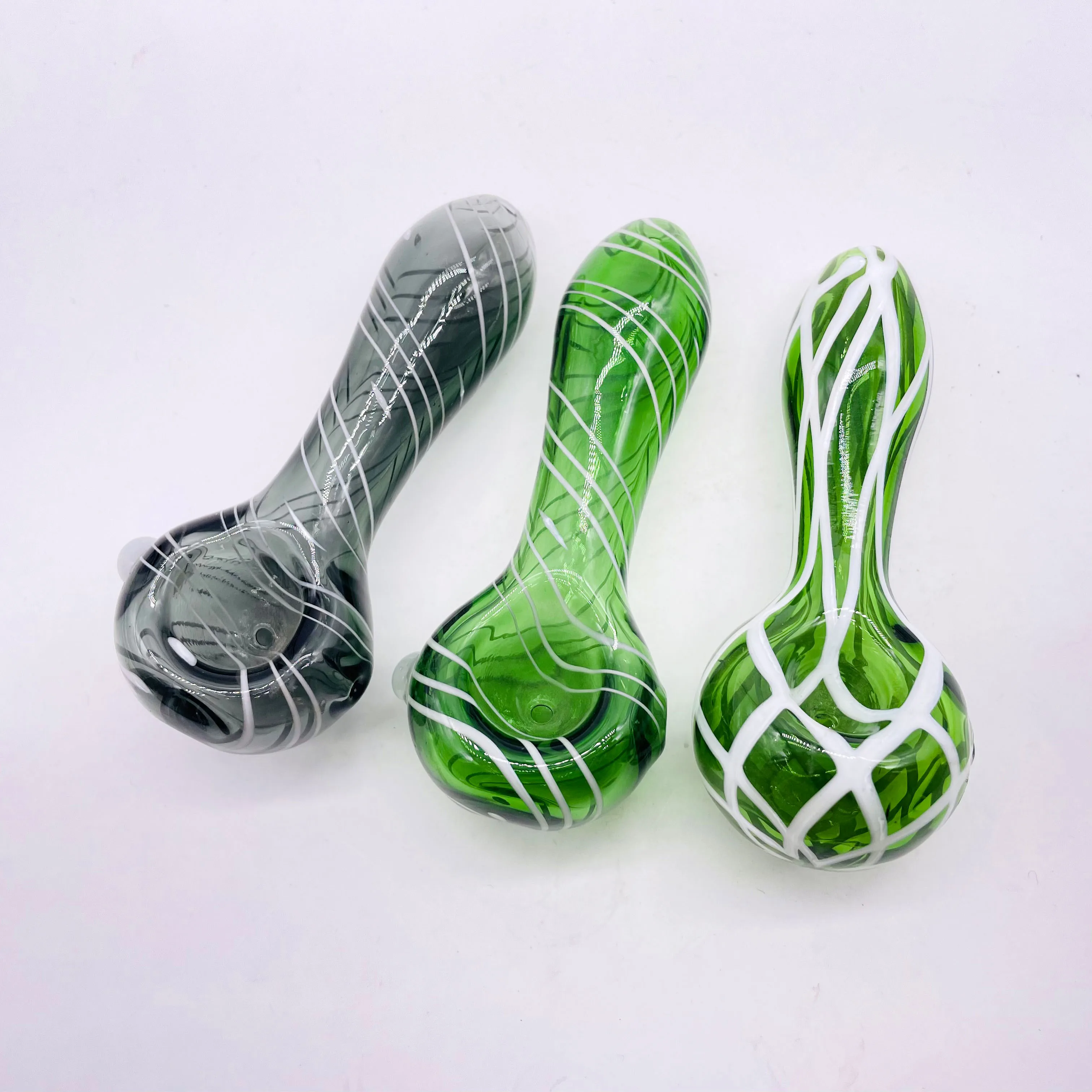 

Glass Smoking Water Pipe Glass Oil Burner spoon Pipe, Custom colors