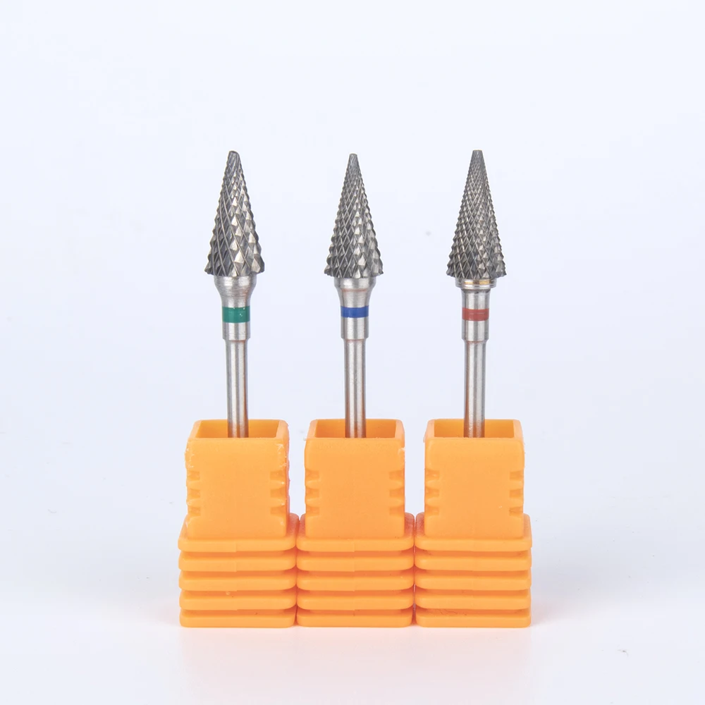

free sample tapered barrel blue electric bullet nail drill bit