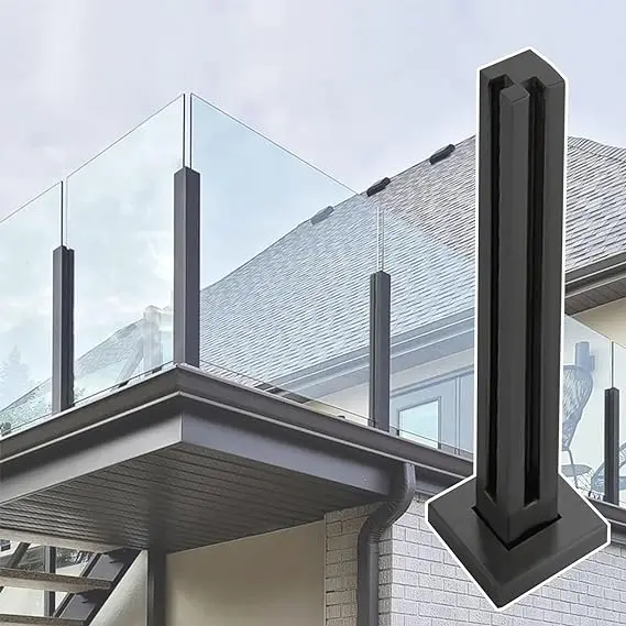 YL METAL Factory Direct Sale Tempered Glass Balustrade Railing Fence for Outdoor