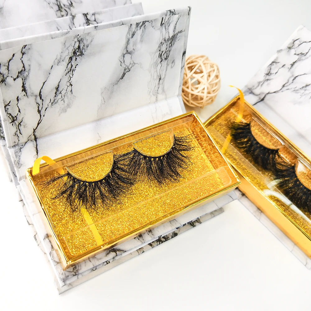 

Eyelash Vendor Customized Boxes Magnetic Eyelash Distributors Wholesale 25mm Mink Lashes