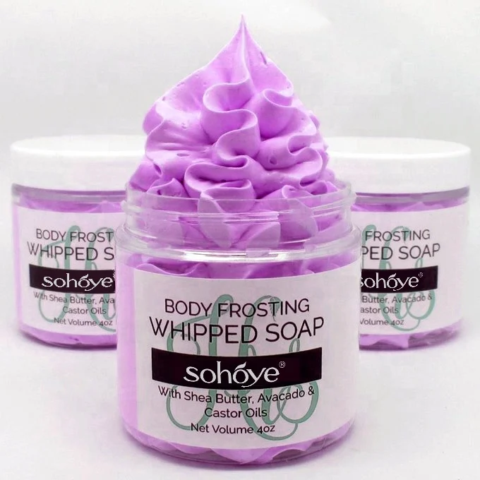 

Wholesale Private Label Aromatherapy Foam Custom Natural Vegetarian Body Wash OEM Colored Whipped Soap