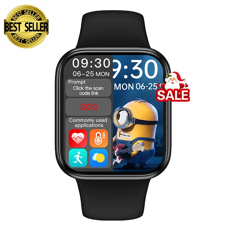 

2021 New Series 6 Iwo 13 Big Black Android Reloj igent Arrival HW16 Smartwatch Watch6 HW16 Plus Pro Smart Watch