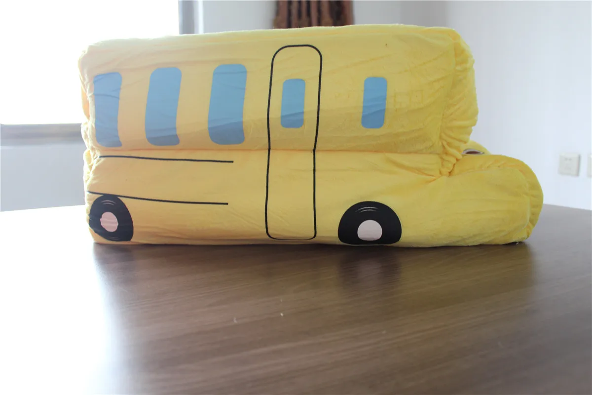 Yellow And Red Cute Car Shaped Pet House Dog Bed Washable Soft Sofa Bed