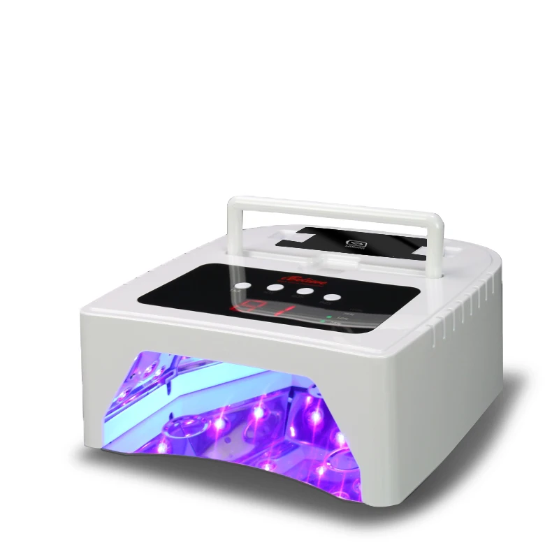 

iBelieve new 5200mAh removable battery nail dryer 48w strong rechargeable uv led nail gel lamp machine