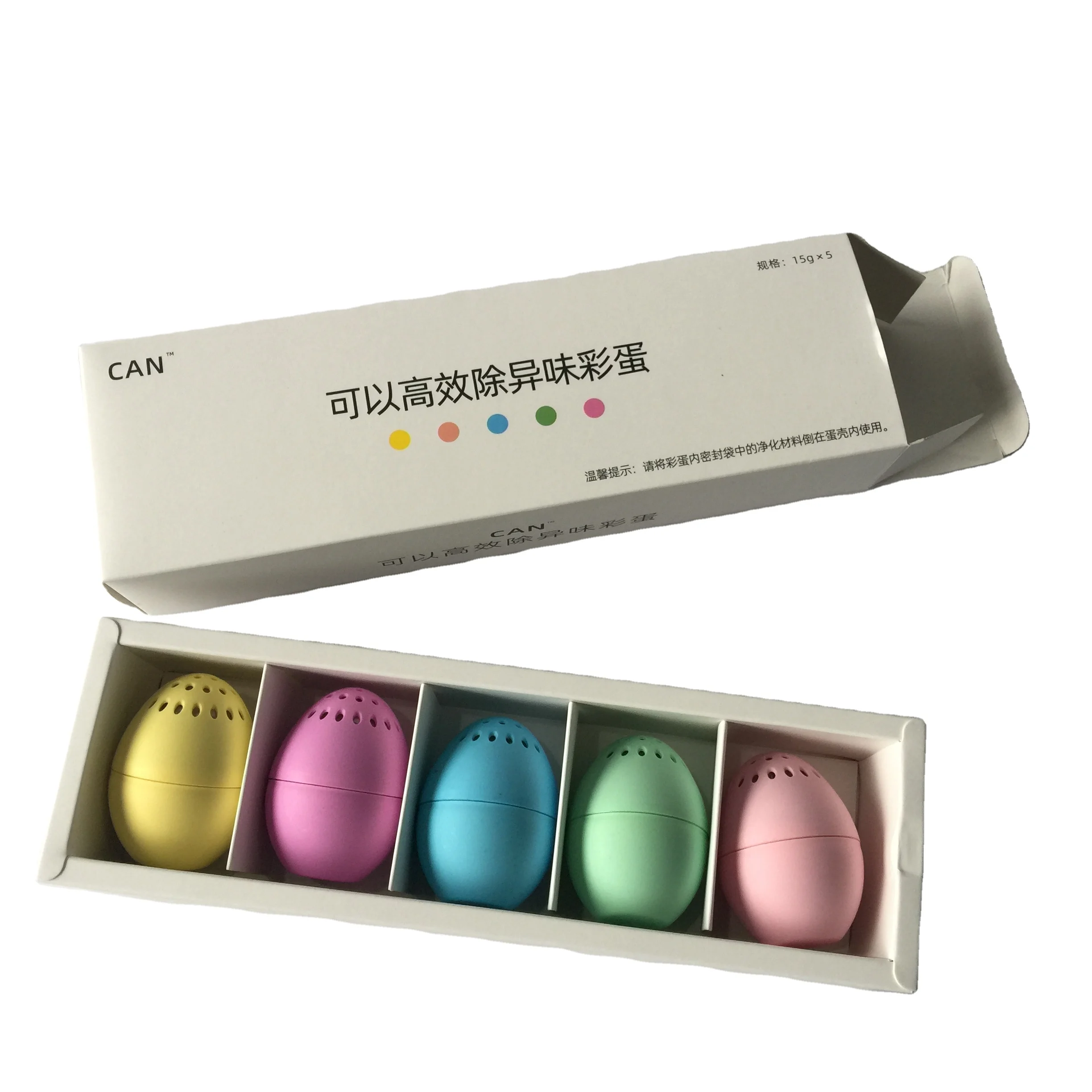 

Unique Design Hot Sale Non Toxic and Harmless Odor Colored Eggs Removing