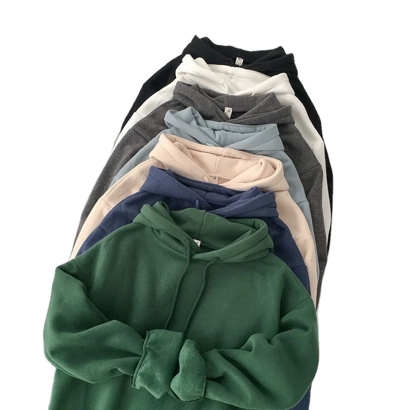 

Customize Pullover Sport Plain Long Sleeve High Quality Thick Hoodies Unisex