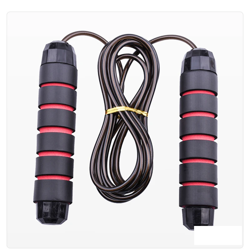 

Custom PVC jumping rope buy skipping jump rope with logo, Black with red, black with green, black with blue, all black