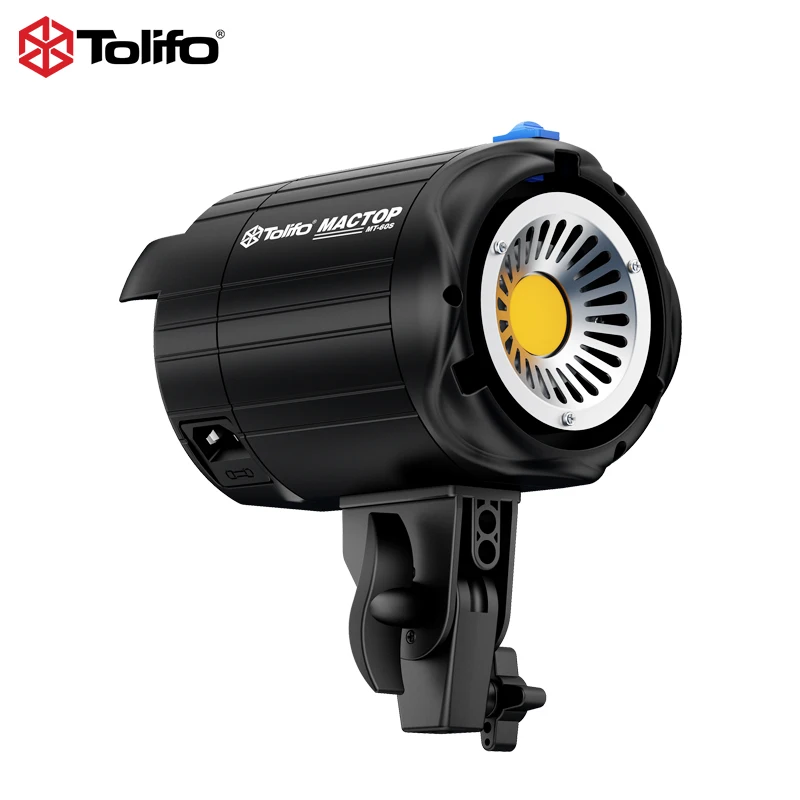 

Tolifo 60W 5600K Daylight Digital Display Bowens Mount Video Photographic Light COB LED Studio Light with Remote Reflector