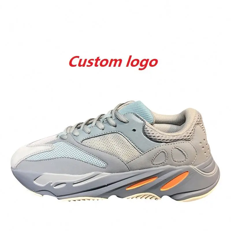 

2020 Stylish Breathable Knit Upper Men Sports Shoes with -E-TPU Sole 700 V2 & V1 Men Sneakers, As pictures