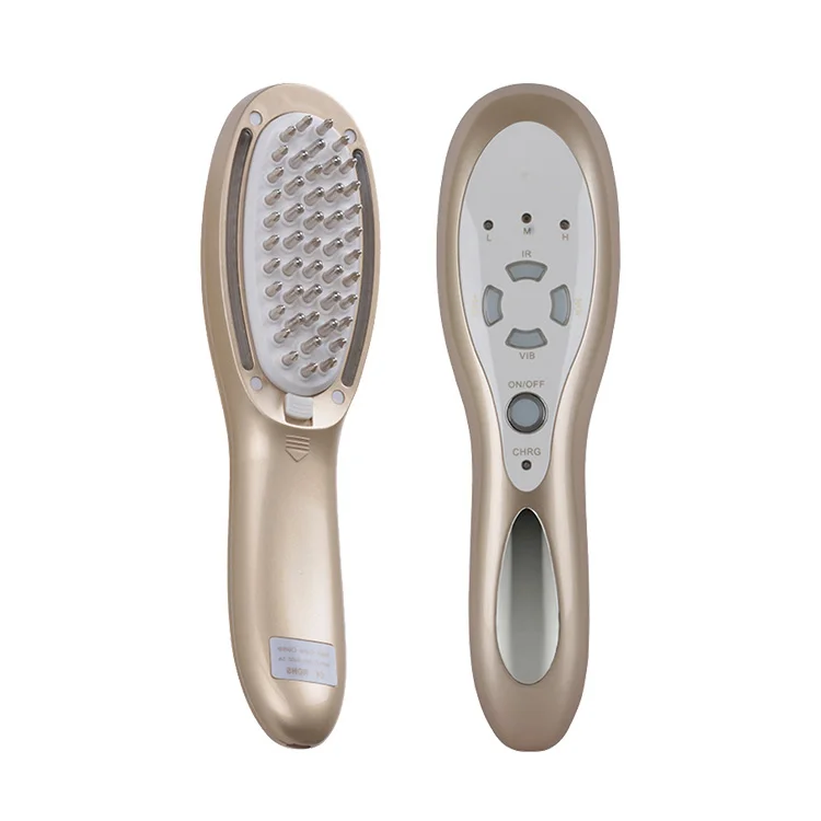 

Hair Brush Ionic Handhold Scalp Massager Brush for Hair Growth, White, pink, gold