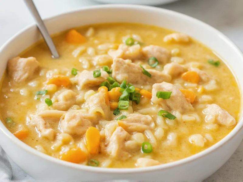 Perfect Creamy Chicken and Rice Soup Recipe in 45 Minutes