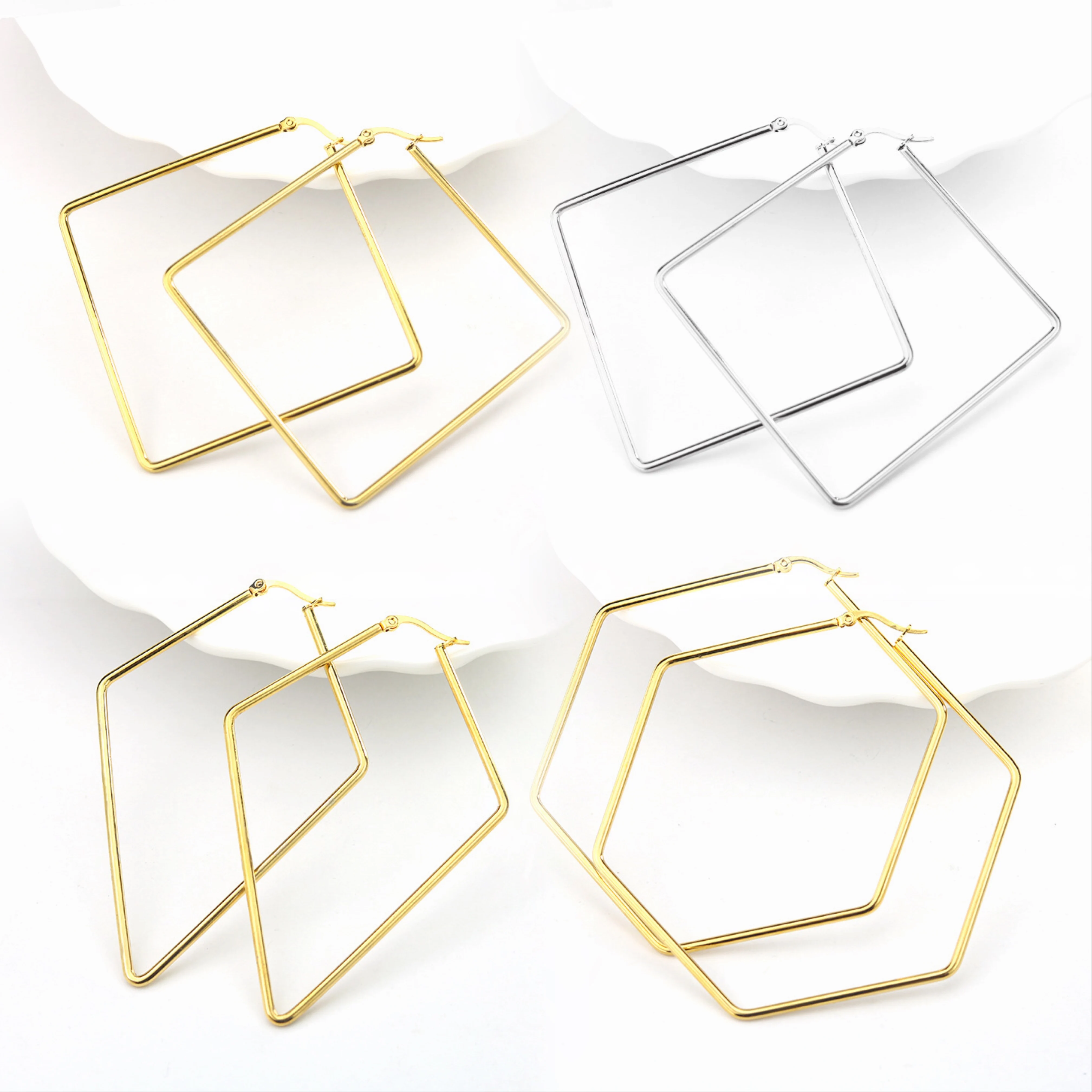 Fashion simple titanium steel