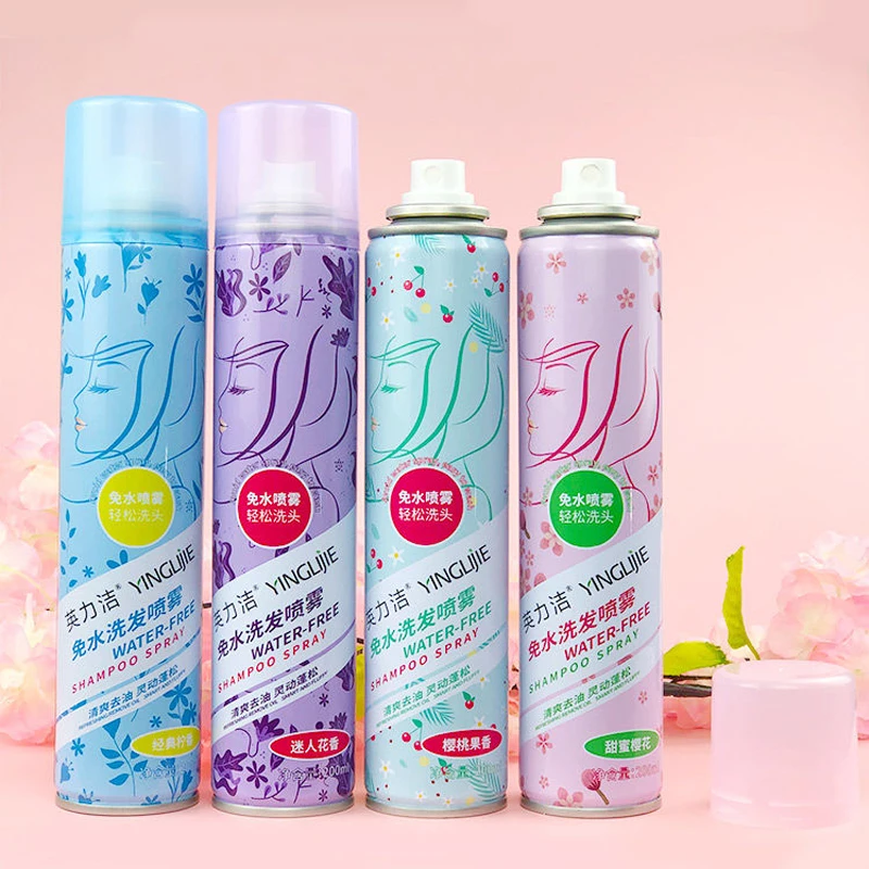 

water free shampoo spray Pengpeng powder Hair cleaning and degreasing Dry hair spray Hair fluffy spray fluffy styling powder