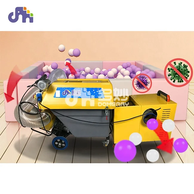 

High quality big ball pit cleaning machine equipment ball pool indoor cleaning ball machine washing machine, Yellow