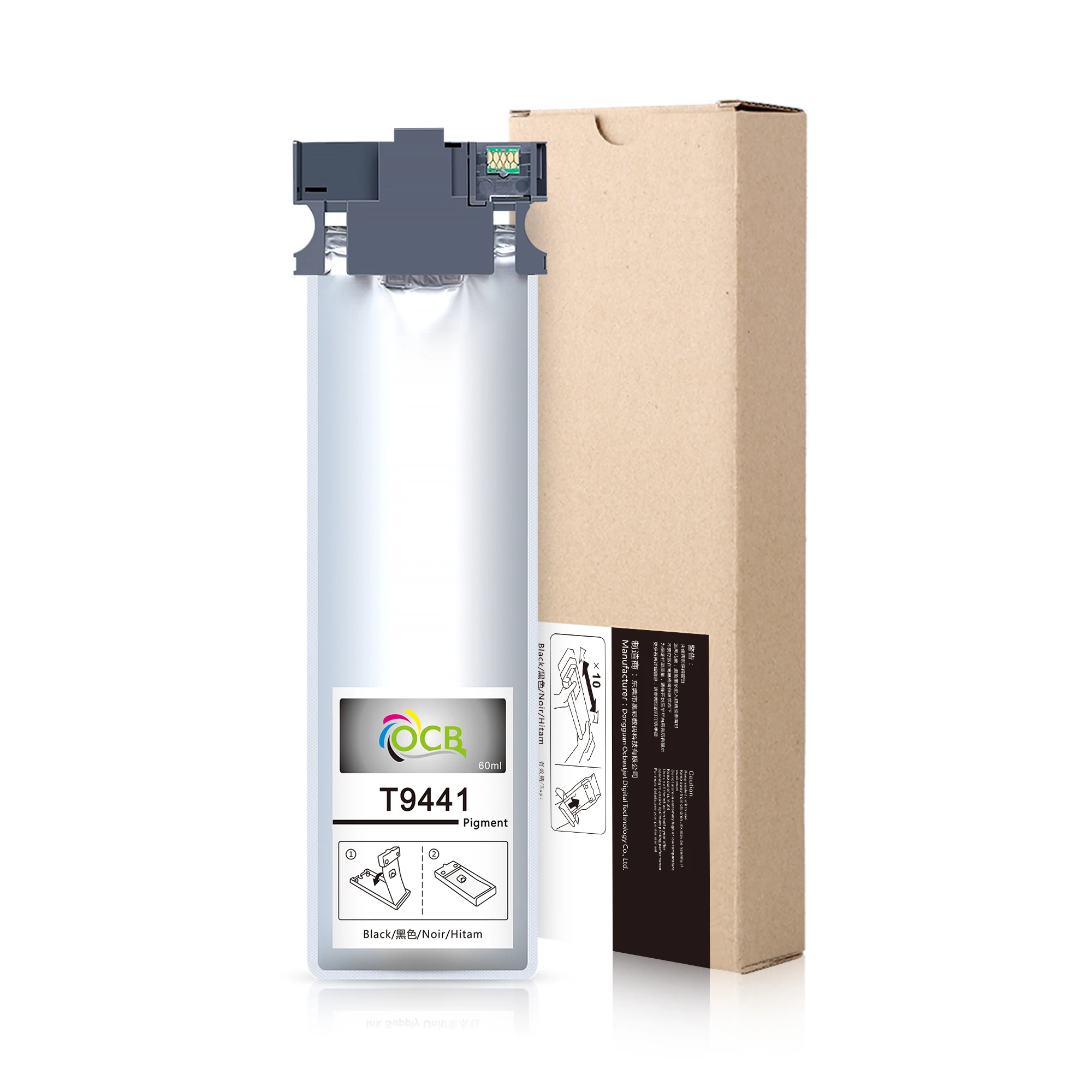 

Ocbestjet T9441-T9444 Ink Bag For EPSON WorkForce Pro WF-C5290 C-5790 C-5210 C-5710 Printer