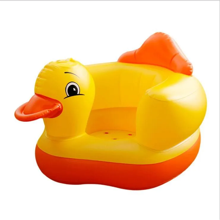 

Multifunction Cheap Baby Chair Inflatable Chair Soft PVC Inflatable Sofa, Yellow