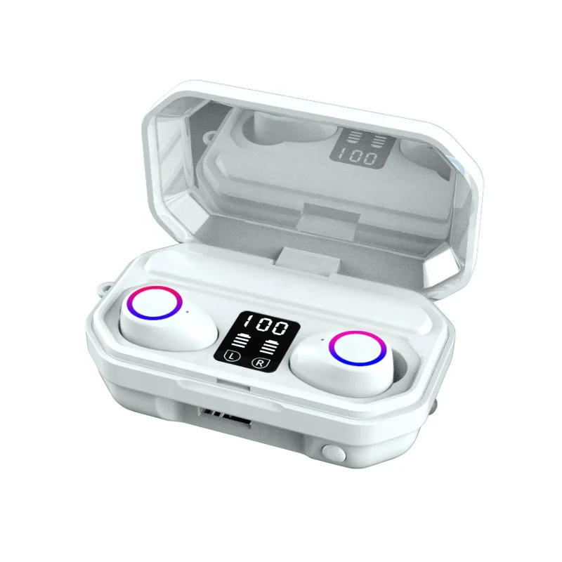 

Waterproof sports Small Wireless Earphone Charging Case Wireless Earbuds