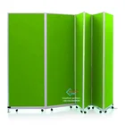 Health Care Foldable Portable Room Dividers Temporary Wall Hospital Clinic Room Folding Partition Screen Divider On Wheels