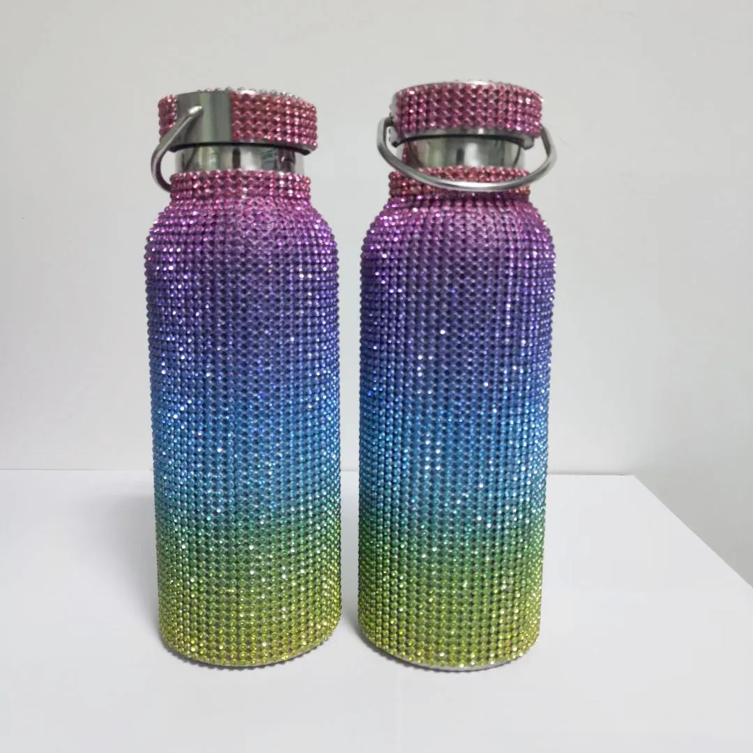 

Creative Fashion Hot Sale Colorful Leopard Double Layer Vacuum Stainless Steel Water Bottle Vacuum Flask Women Girl
