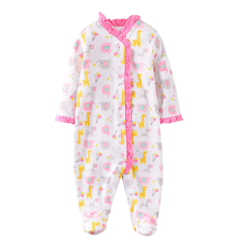 

2021 Sweatshirt New Born Baby Clothes 100% Organic Cotton One-Piece Romper