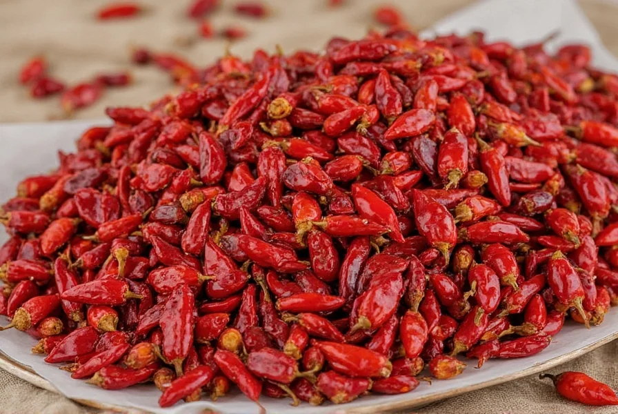 Storing Dried Chilies in Jars