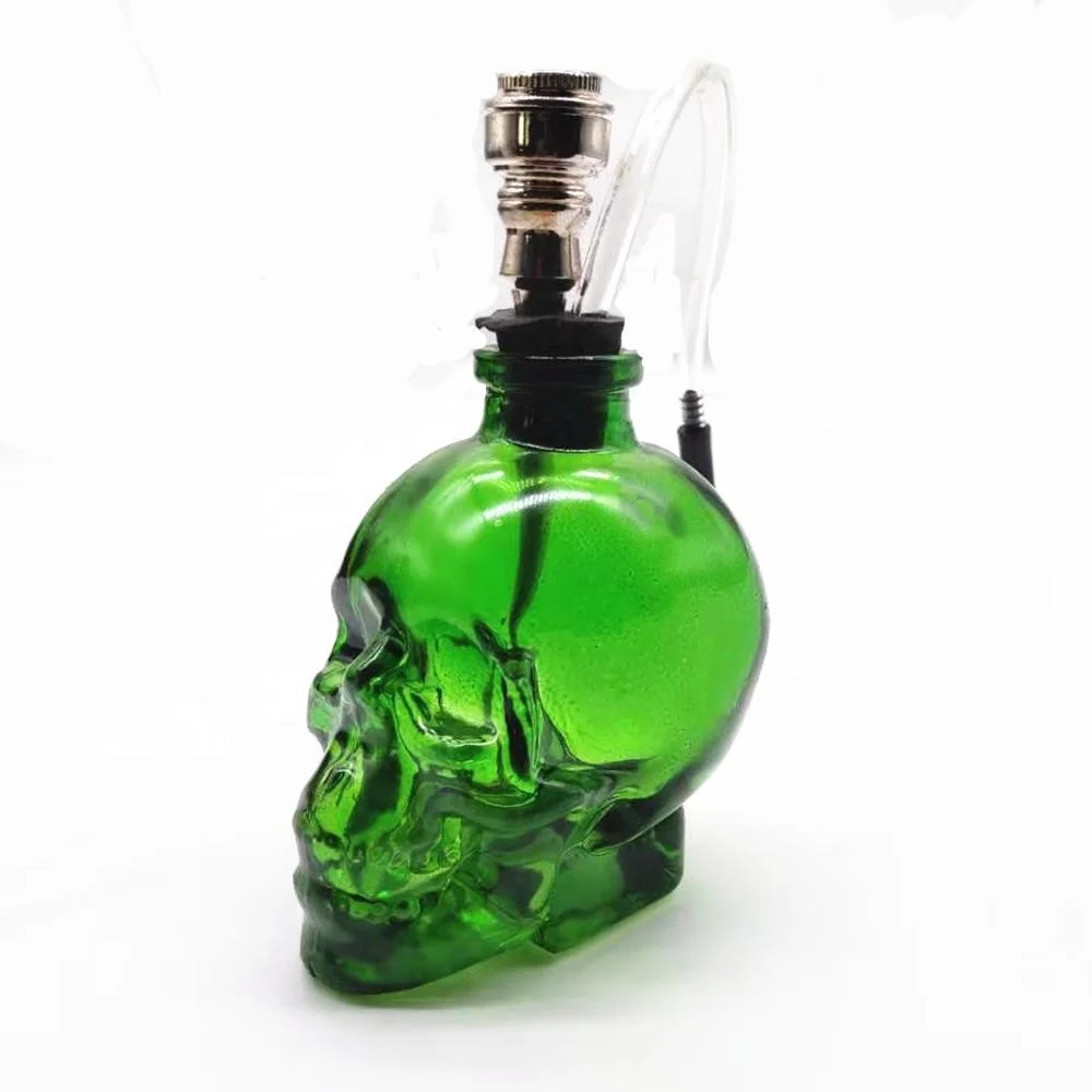 

Wholesale High Quality Glass Skulls Water Pipe Glass Smoking Pipe, Green