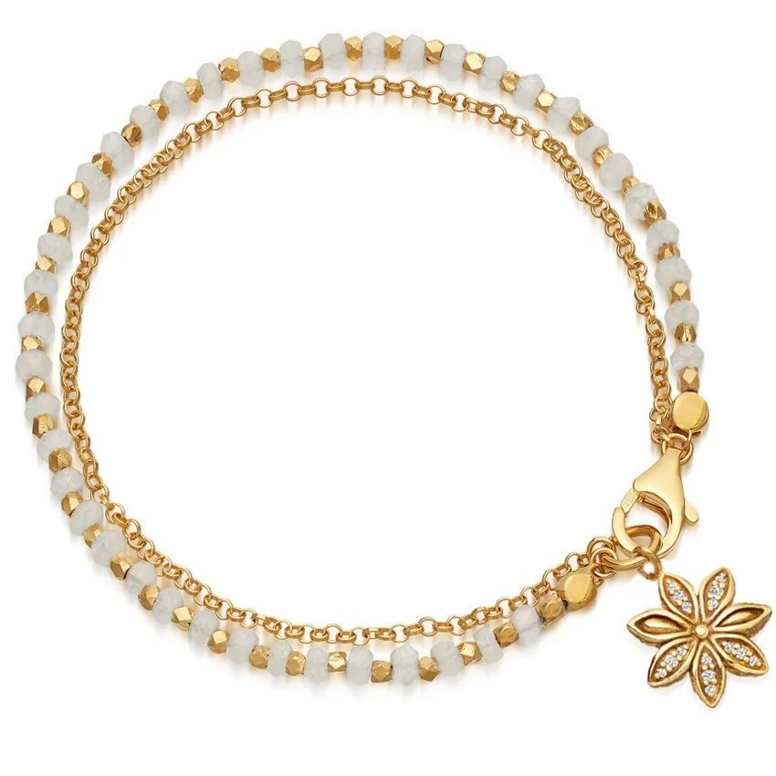 

Wholesale womens handmade boho multilayers beaded flower charm jewelry bracelets