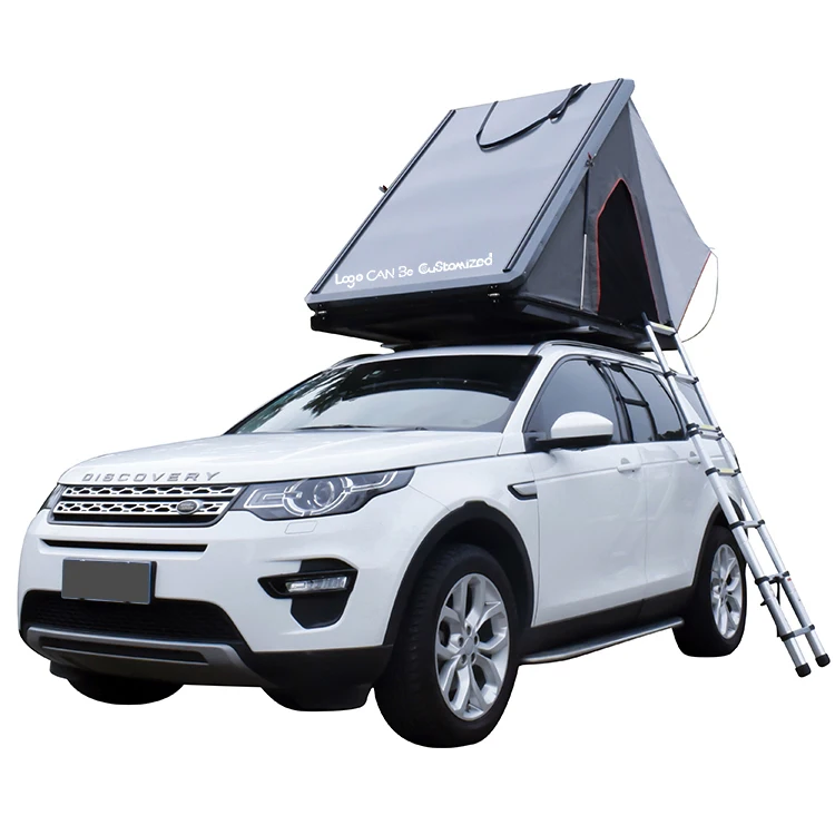 

WILDSROF 210*130*150 CM Folding Triangle Outdoor Anti-tear Heavy Hard Shell Car Roof Tent For Sale