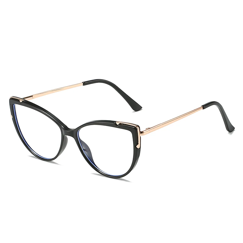 

Yiwu Market Eye Wear Products Men Fashion Clear Lens Glasses Oversized Bezel For Women Myopia Vintage Cat Eye Frames