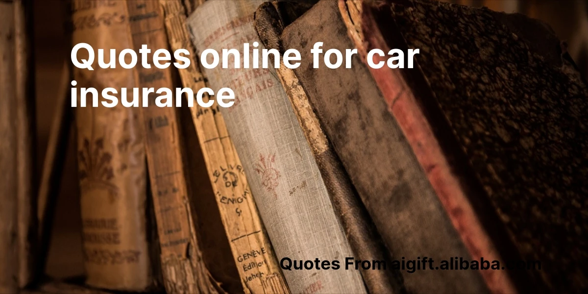 quotes online for car insurance