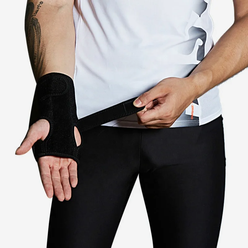

Adjustable Wrist Wraps Wrist Brace Support Splint For Carpal Tunnel Weight Lifting, Black