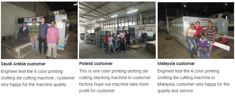 best sale automatic high speed 4 colors flexo printing die cutting machine price