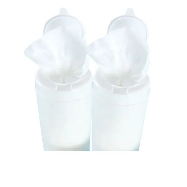 

Disposable Dry Barrel Wet Wi-pes in Canister, White