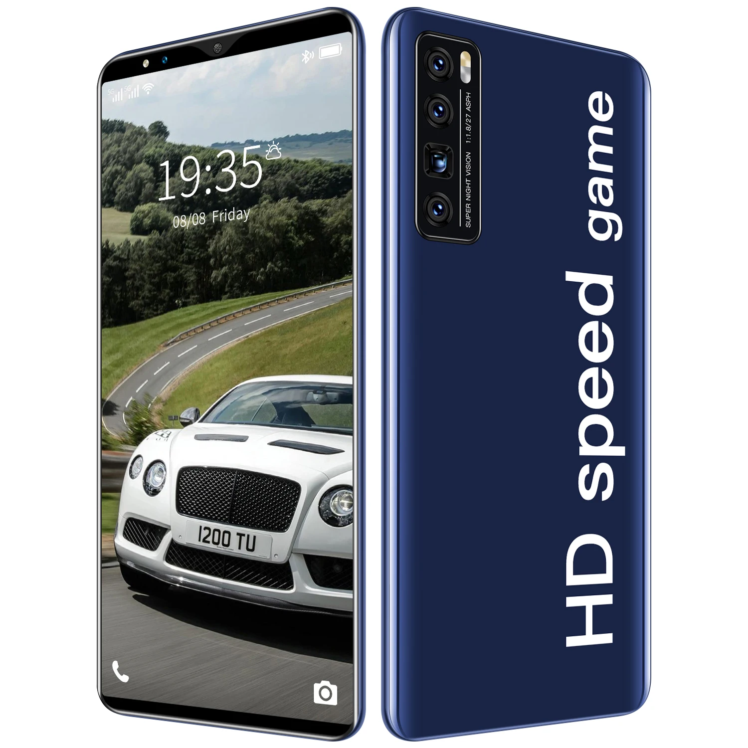 

Cheap price nowa 7 pro mobile phone 3G 4G 5G 8GB+128GB MTK6889 10 core 6.1 inch smartphone Arc edge capacitance screen phone
