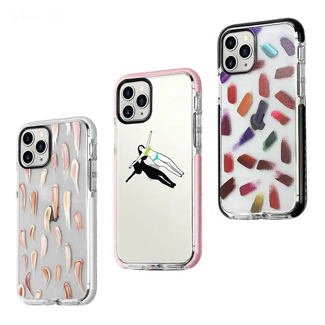 

UV Printing Fashion Designs TPE TPU Soft Bumper Impact Shockproof Custom Phone Cover for iPhone 12 13 14 Transparent Mobile Case