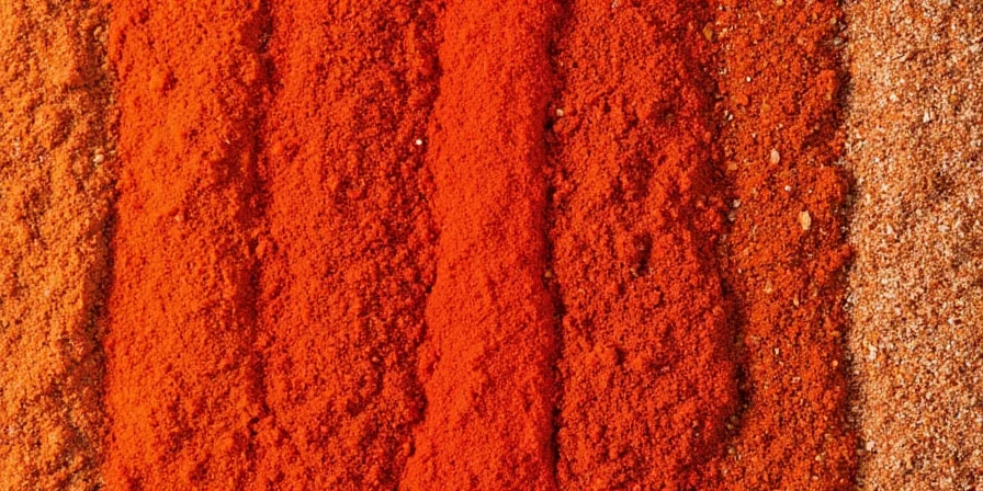 Sweet paprika made from whole dried peppers
