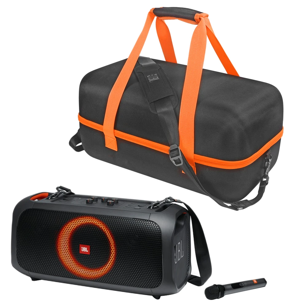 

Fumao Hard Travel case for JBL PartyBox on the go Waterproof Portable Wireless Speaker (Black + Inside Grey Case for Boombox 2