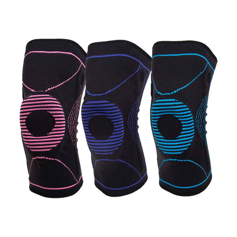 

Basketball Sport Soft Silicone Knee Pads Support Protector Knee Guard Brace For Running, 4 colors