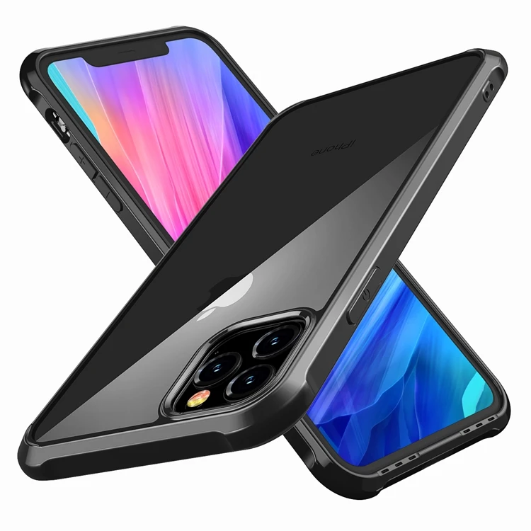 

XINGE Shockproof Transparent Acrylic Protect Phone Case For Iphone 11 Pro Max, Black,blue,red,pink,green,clear