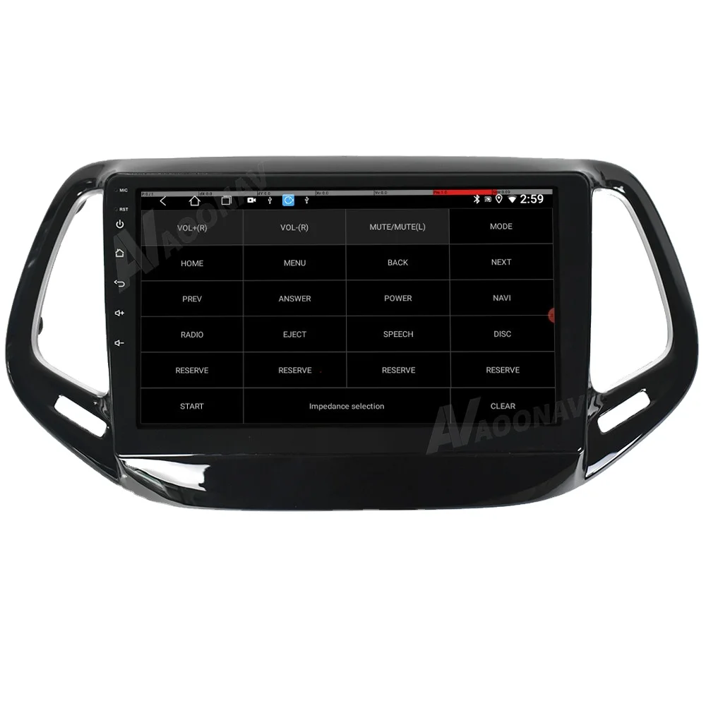 

2din Android Car receiver autoradio stereo car radio multimedia player For Jeep Compass 2017+ GPS navigation touch screen