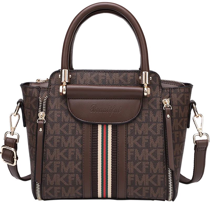 

MK F Designer Handbag Famous Brands Customized Trend Fashion Classic Ladies Bags Sale Shoulder Bags Women Wings bag, Coffee