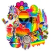 Gay Pride Stickers[60PCS], Love Rainbow Sticker for Laptop Water Bottle Car Bike Car Bumper Motorcycles Luggage Phone Computer
