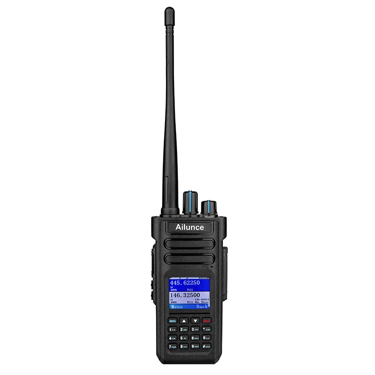

Chierda HD1 10W Ip67 Police Walki Long Range Walkie Talkies GPS Portable 3000 Channels 10-15km Handheld Dual Band Walkie Talkie, Black