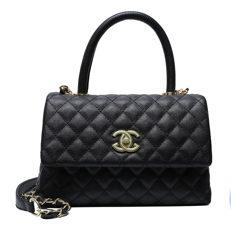 

2021 Lady brand bag fashion handbags leisure Korean version of the hand bag embroidered line handbag for women