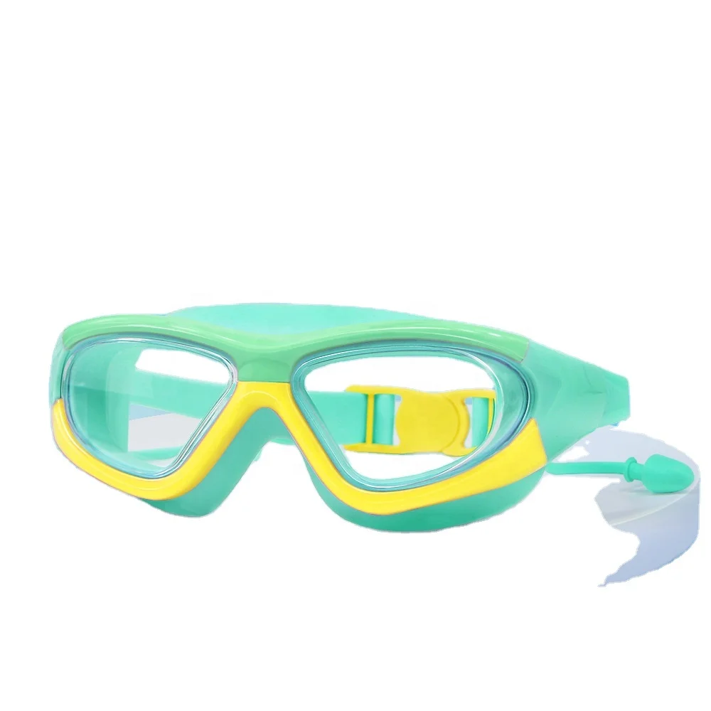 

Waterproof Swimming Glasses Kids Anti-fog HD Swim Glass Unisex Transparent Swimming Pool Glasses, Picture color