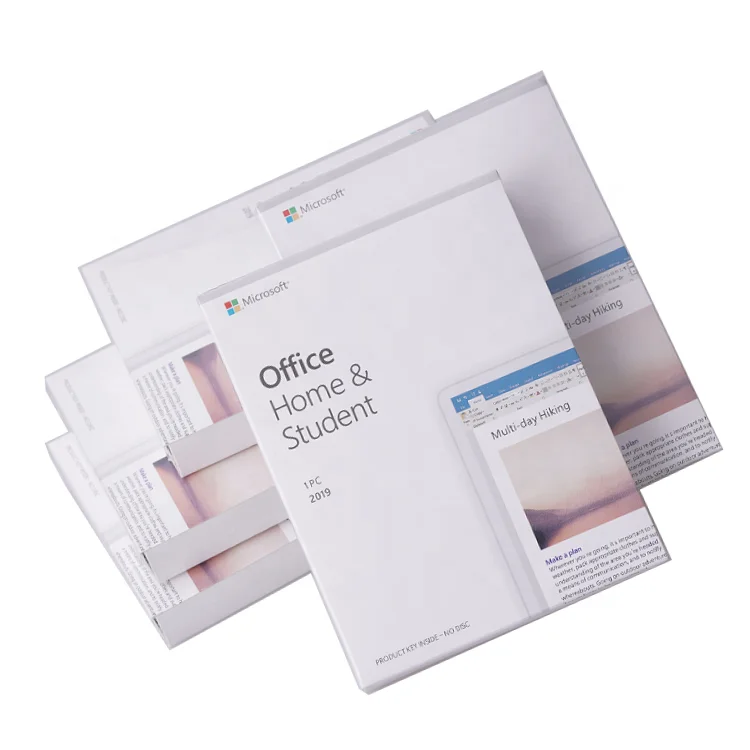 

Microsoft Office 2019 home and student retail box office 2019 home&student office 2019 H&S 19HS retail box