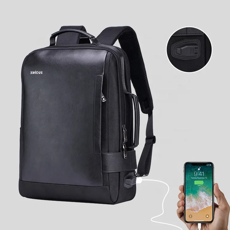 

2021 high quality business wholesale fashion usb business mens travel backpack smart waterproof laptop backpack