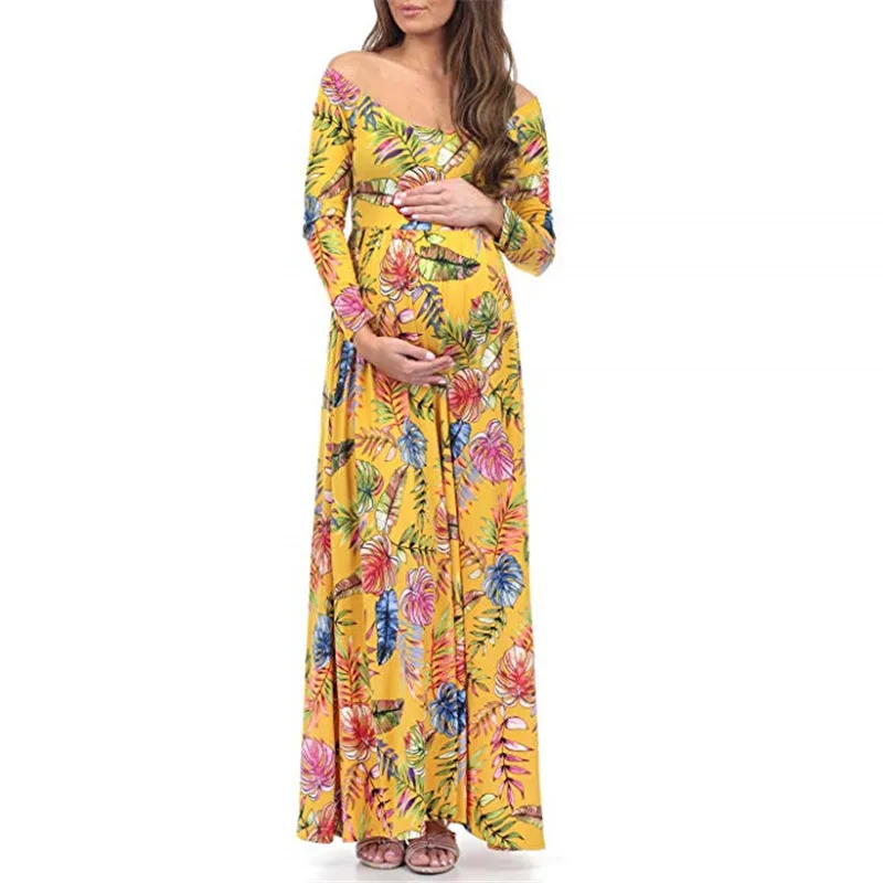 vestidos manga larga para embarazadas